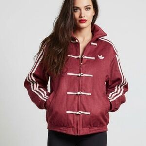Adidas Women's RED Toggle Chinese New Year Jacket unisex S